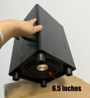 Desktop Independent Bass Passive Subwoofer Home Theater Sound System 6.5-inch Speakers 100W High Power with Home Power Amplifier