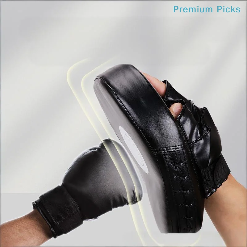 portableBoxing Punch Mitts Wear-Resistant Curved Hand Target Pads for MMA Muay Thai Teenager Training Exercise image 3