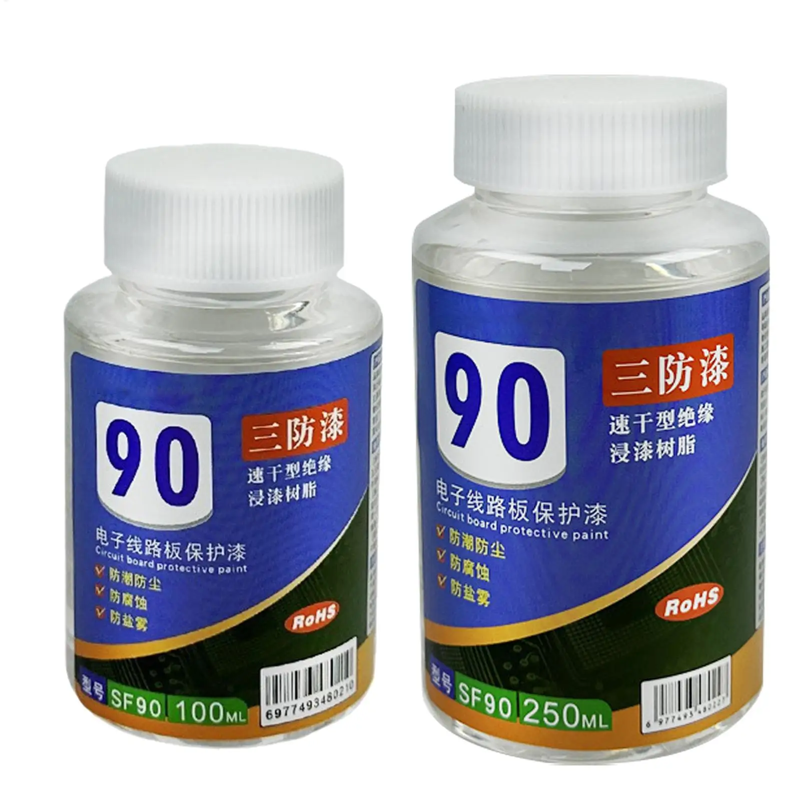 Barniz Aislante para PCB de 100ml/250ml, Compuesto de Protección Electrónica, Revestimiento Conformal Transparente Impermeable para Circuitos Impresos