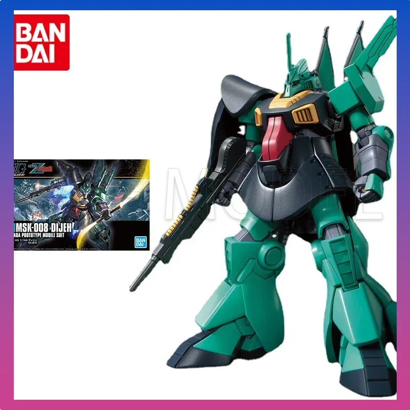 

Bandai Gunpla Assembly Model Kit Anime Figure HGUC 1/144 MSK-008 DIJEH Genuine Gunpla Action Figures Gifts