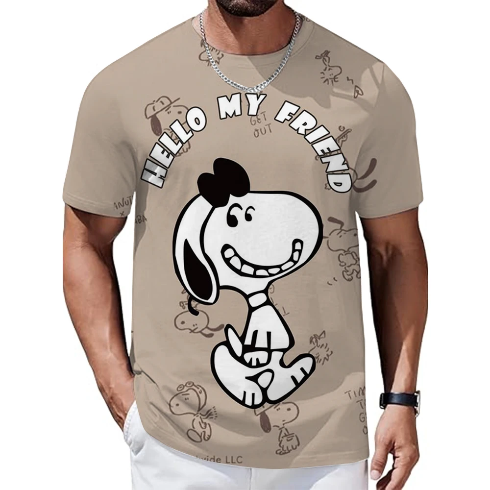

Snoopys Tshirts Men Short Sleeve Graphic T Shirt Cool I'm Not' Getting Old I'm Just Becoming T-shirt Slim Cotton Tee Merchandise