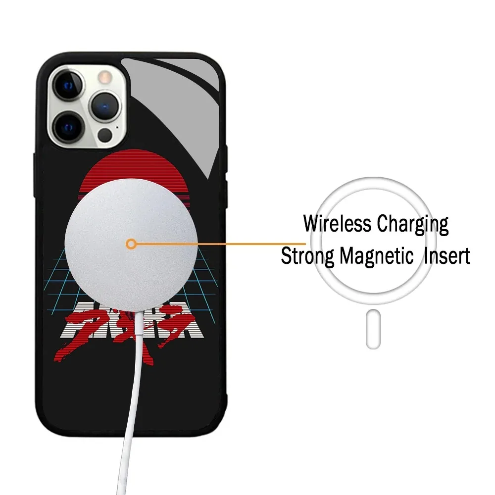 Akira Anime Phone Case For IPhone 15 14 13 Pro Max 11 12 Mini Alex Mirror For Magsafe Wireless Charging Cover