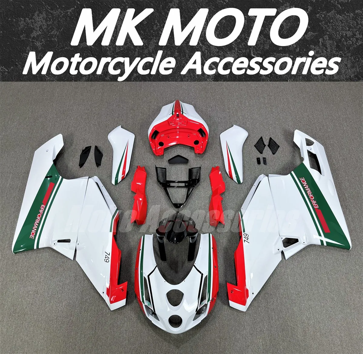 

Motorcycle Fairings Kit Fit For 999 749 03 04 Bodywork Set High Quality Abs Injection Red White Green