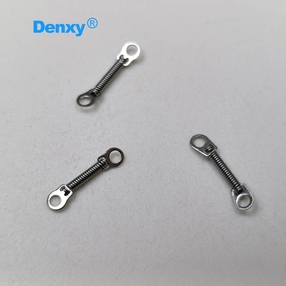 DENXY 20 Stück Dental Niti Close Spring Coil Doppelendig 010/012 3mm 6mm 9mm 12mm 15mm Geschlossene Feder Kieferorthopädische Materialien – Detail 3
