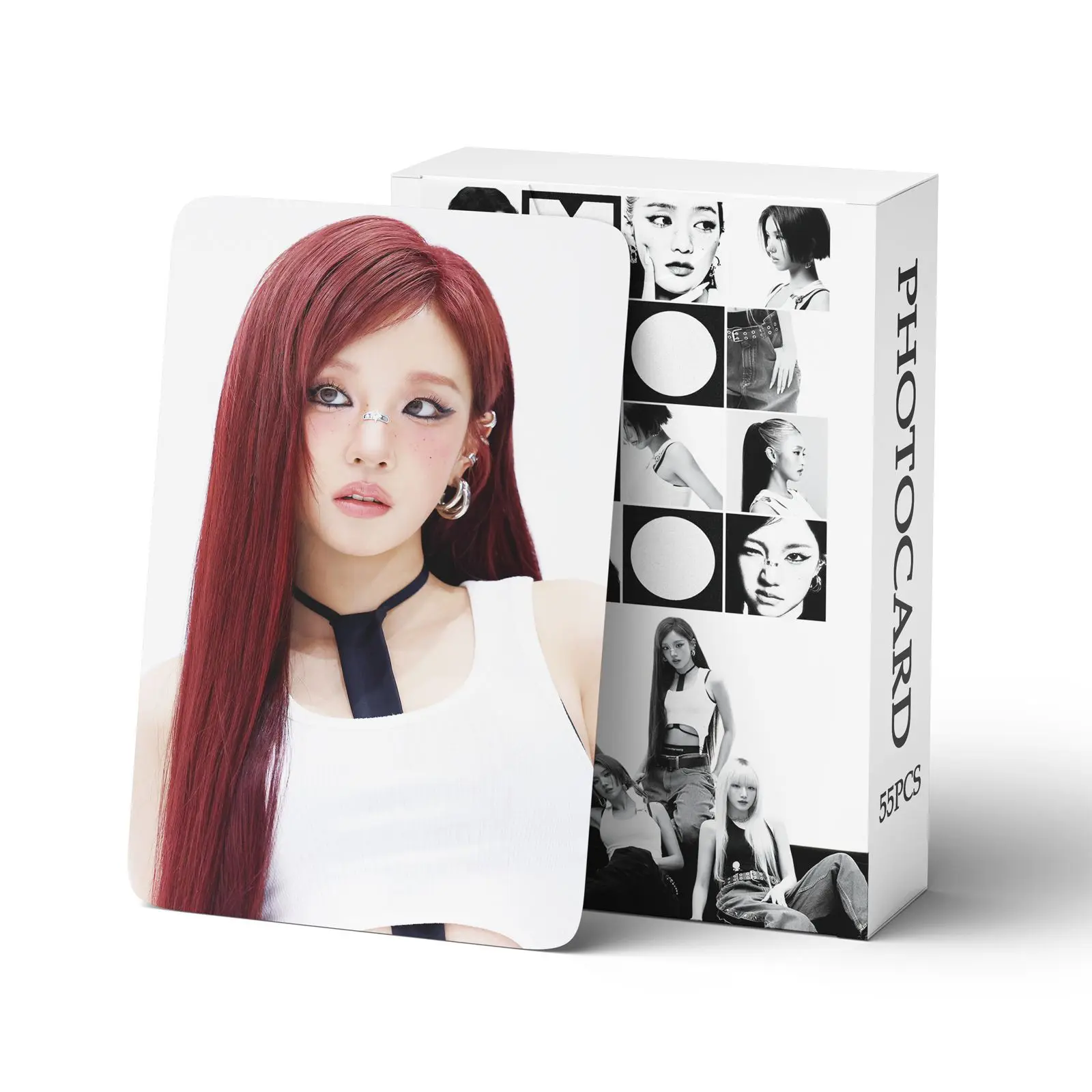 55pcs GIDLEMono New Album  IDLE hoto Card Photocards Stickers Kpop Merch Lomo Cards Set Fans Collection Cards Gift view 6