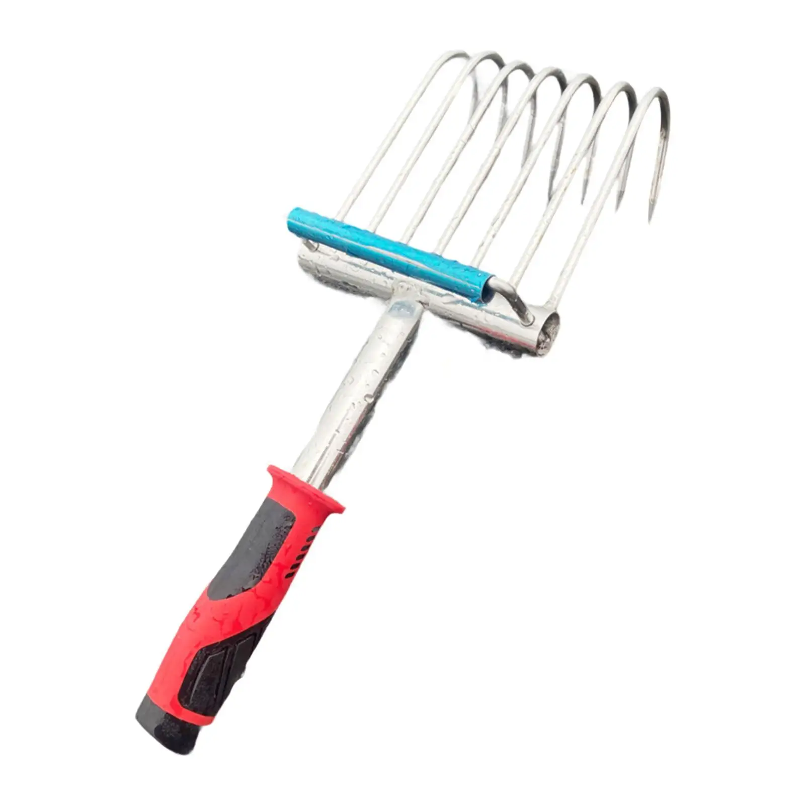 

Hand Rake Small Tool Hand Cultivator Lightweight Digging Soil Tiller for Seaside Backyard Beach Yard Work Patio