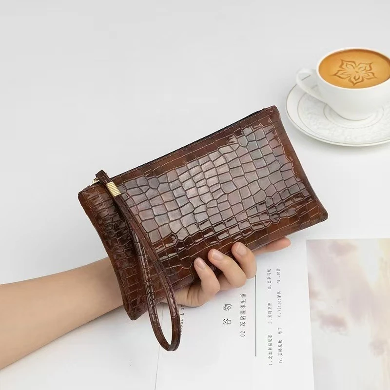 PU Leather Women Wallet Coin Purse Handbag Fashion Zipper Money Bag Portable Solid Color Phone Bag Long Wallet