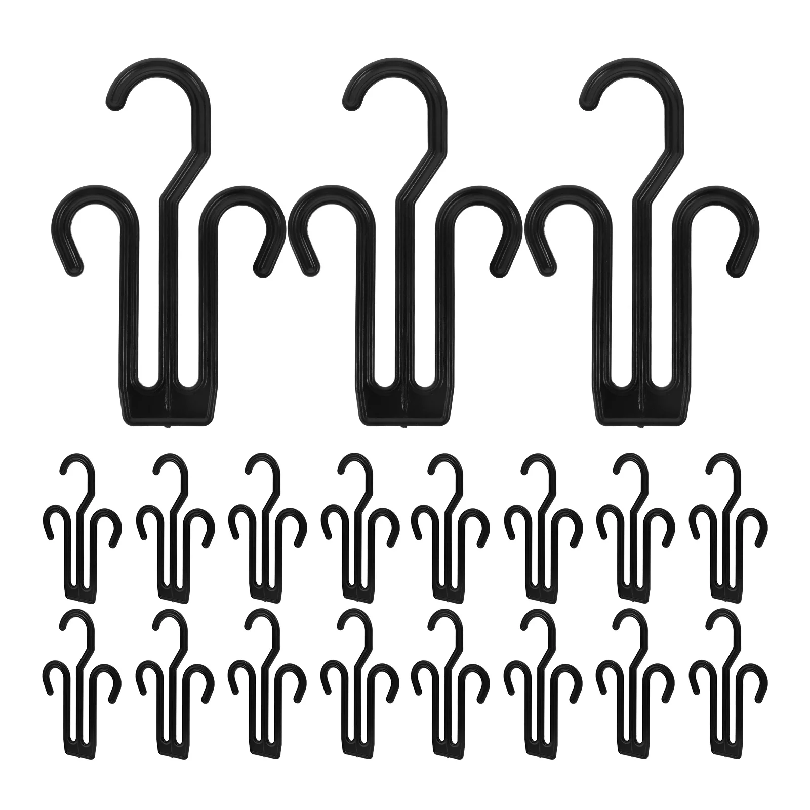 

20 Pcs Shoe Hooks PP Material Wall Mountable Sandal Hangers Plastic Shoe Drying Racks
