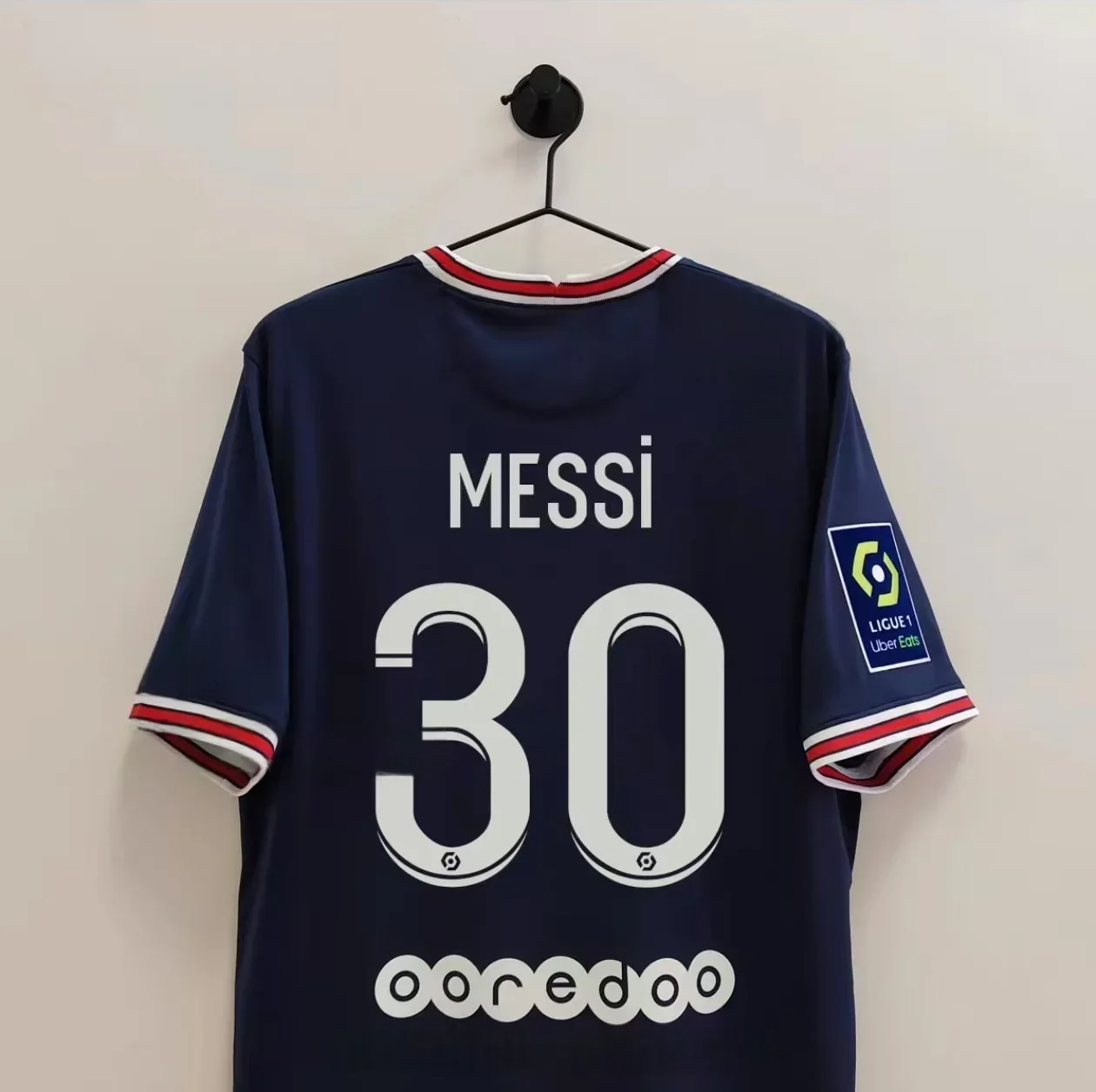 

2025 Summer Maia Men's Jersey 2nd Away Short Sleeve Mi International No. 30 Breathable Comfortable Sports Training T-Shirt Moto