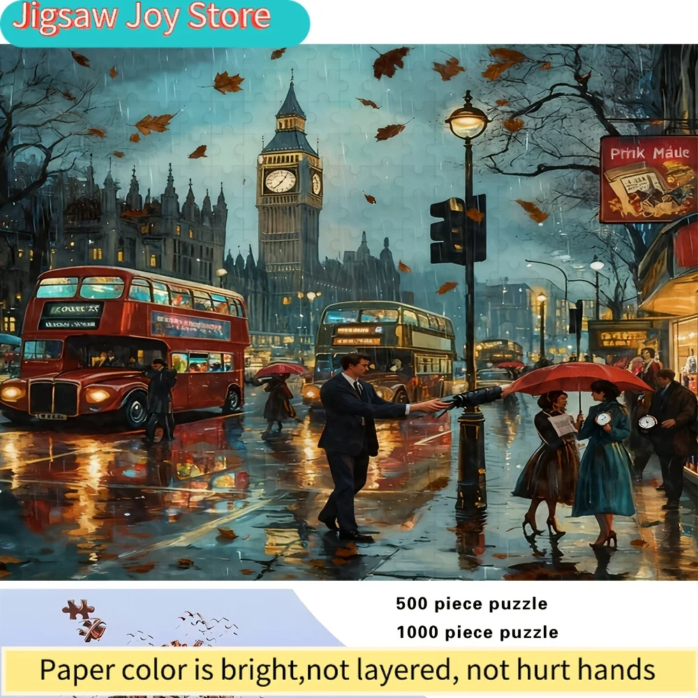 

Пазл для взрослых 500/А | Высококачественная, расслабляющая и увлекательная семейная игра, идеально подходящая для дней рождения, Рождества, Хэллоуина, популярная среди любителей головоломок.