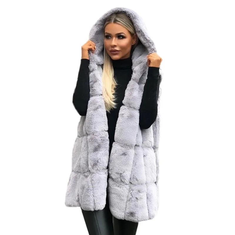 Damen-Parkas mit Haken, ärmellos, Umlegekragen, Mantel, Strickjacke, bedeckte Knopftaschen, Rundhalsausschnitt, einfarbig, locker, lässig