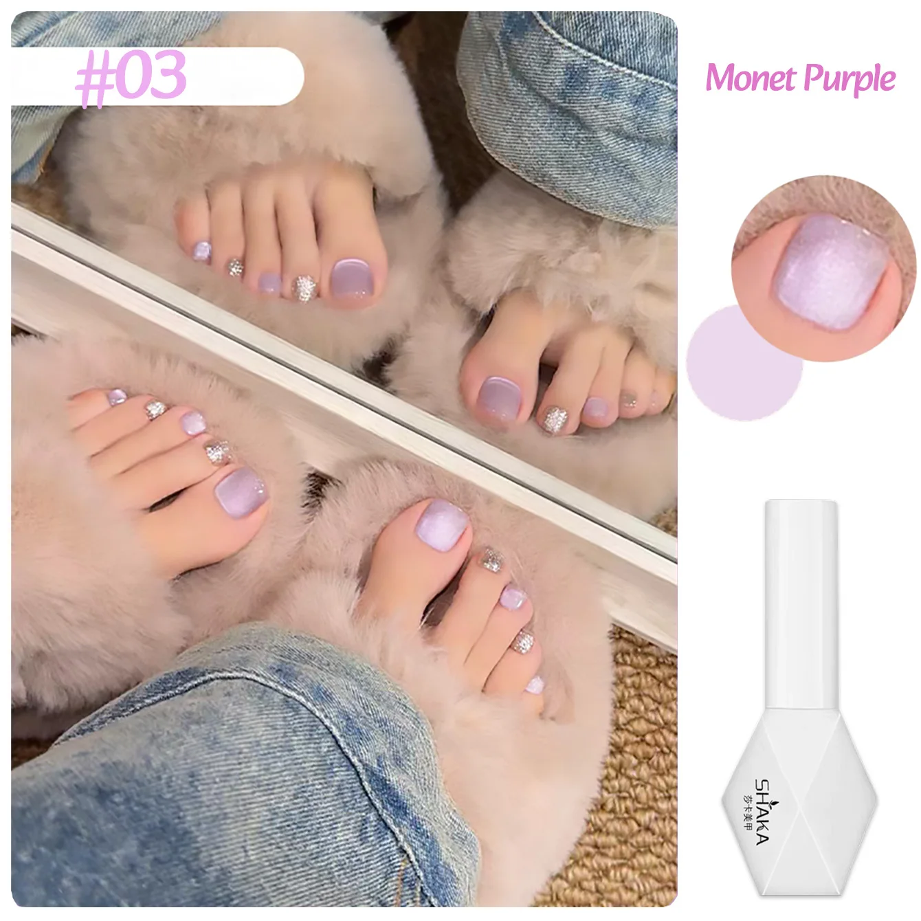 1pcs SHAKA Summer Autumn Spring Feast Cat Eye Pink Purple Green Gel Nail Polish 2025 New Halloween Essential Nail Gel