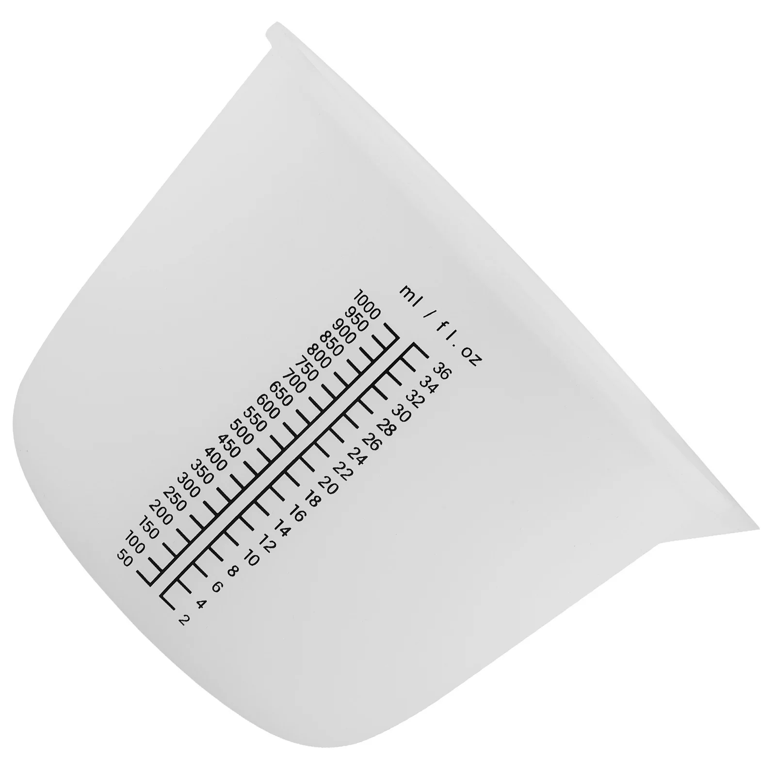 Large Silicone Measuring Cup for Resin DIY Clear Measurement Flexible Silicone Handmade Oil Measuring Cup Measure Cups