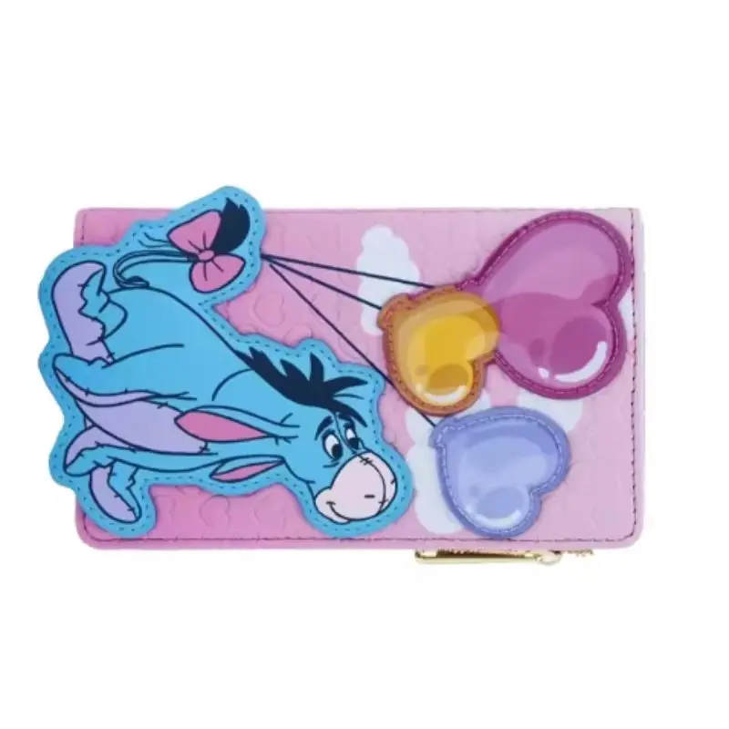 متوفر في المخزون ديزني Loungefly محفظة حافظة للبطاقات ليتل الجنية غرزة مرحبا كيتي محفظة مخلب محفظة للنساء الكبار حقيبة يدوية هدية