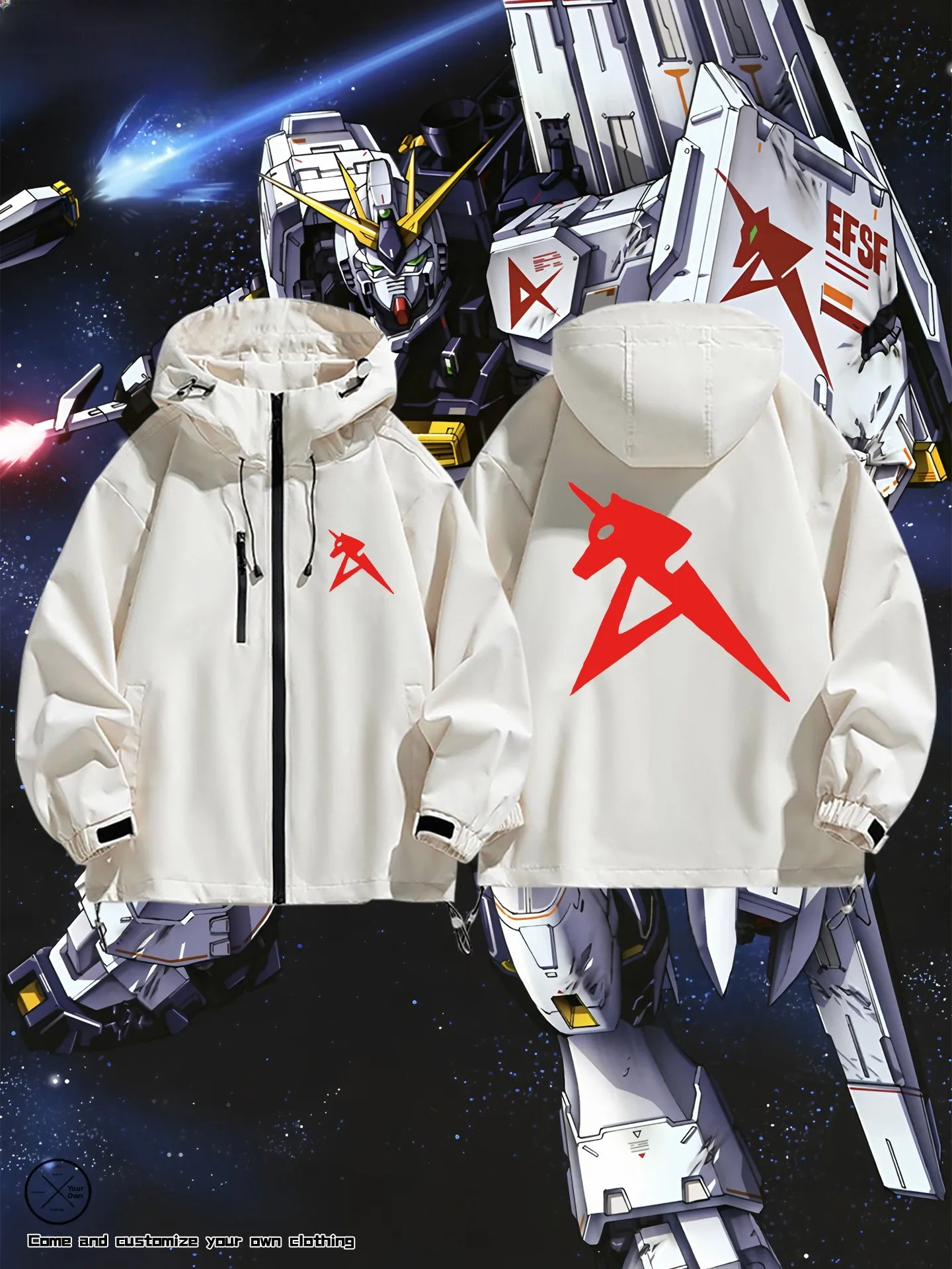 

Amuro Bull Spring Autumn Men's Jaet Open Cardigan Zipper Decorated Polyester Fiber Casual Faion Spring Autumn Jaet