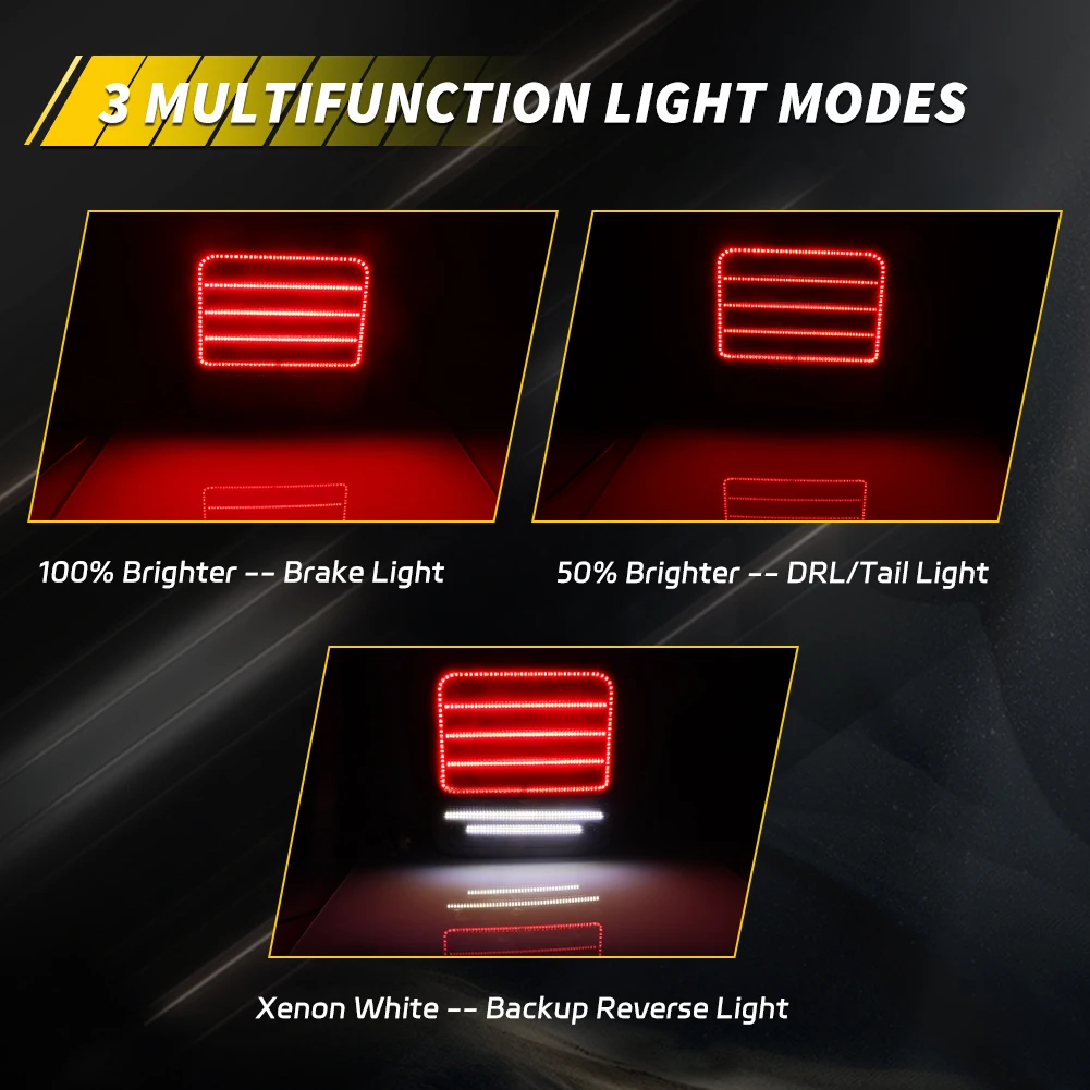 2X الخلفية الذيل ضوء الفرامل ضوء عكس ضوء احتياطية ضوء LED ل 1985-1995 شيفروليه G10 G20 G30 P20 P30 GMC G1500 G2500 G3500
