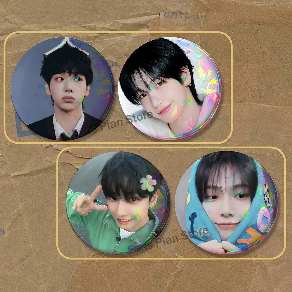 Singer M-Myung J-Jaehyun 2-piece Set Pins Backpack Clothes Jewelry Accessories Round Brooch Button Badge Fans Collection Gifts