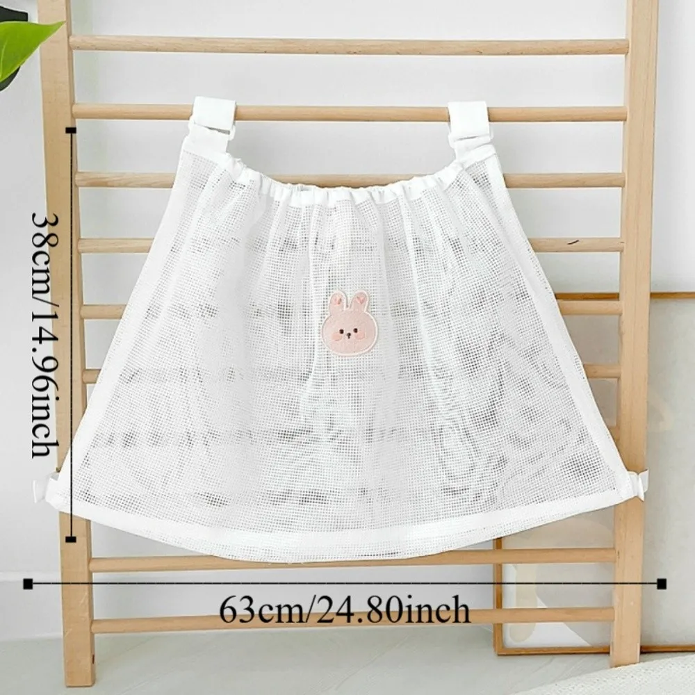 Multifunction Baby Stroller Storage Bag Cartoon Animals Large-capacity Baby Pram Hanging Bag Bear Rabbit Squirrel Mesh Mommy Bag
