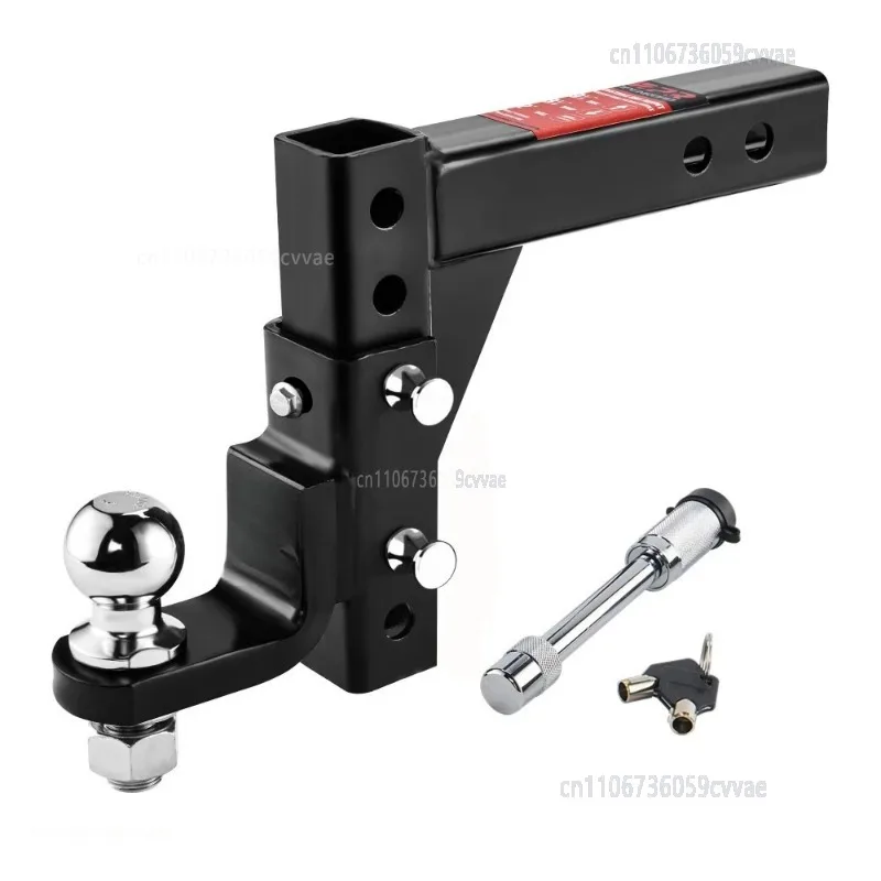 Adjustable Trailer Hitch Ball Seat 2 Traction Receiver Ball 7500 Lb Heavy Duty Truck Hitch with Stainless Steel Pin and Lock