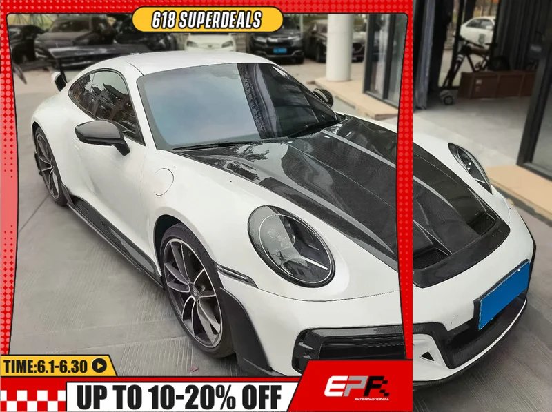 

For Porsche 911 992 S/4S/Turbo S GT3 Type Front Hood - Perfect Fit High-Strength Lightweight Premium Quality