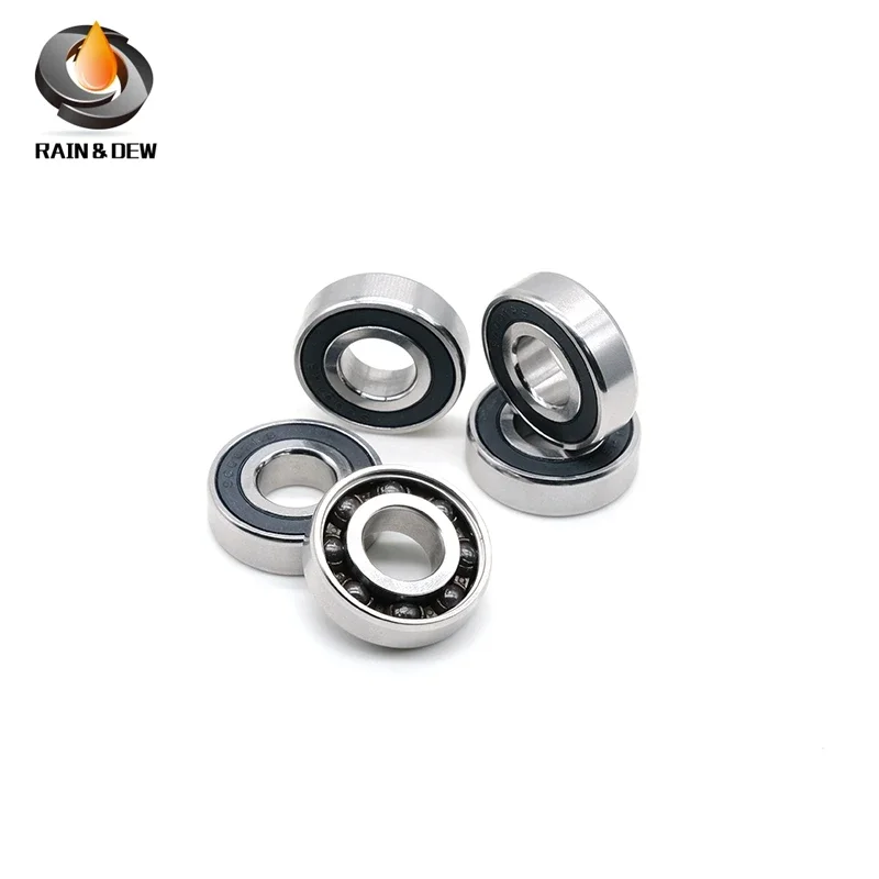 1PC 6001-2RS CB Hybrid Ceramic Balls Bearings 12x28x8 mm ABEC-7 6001RS CB Bicycle Hub Front Rear Hubs Wheel 12 28 8 Bearing