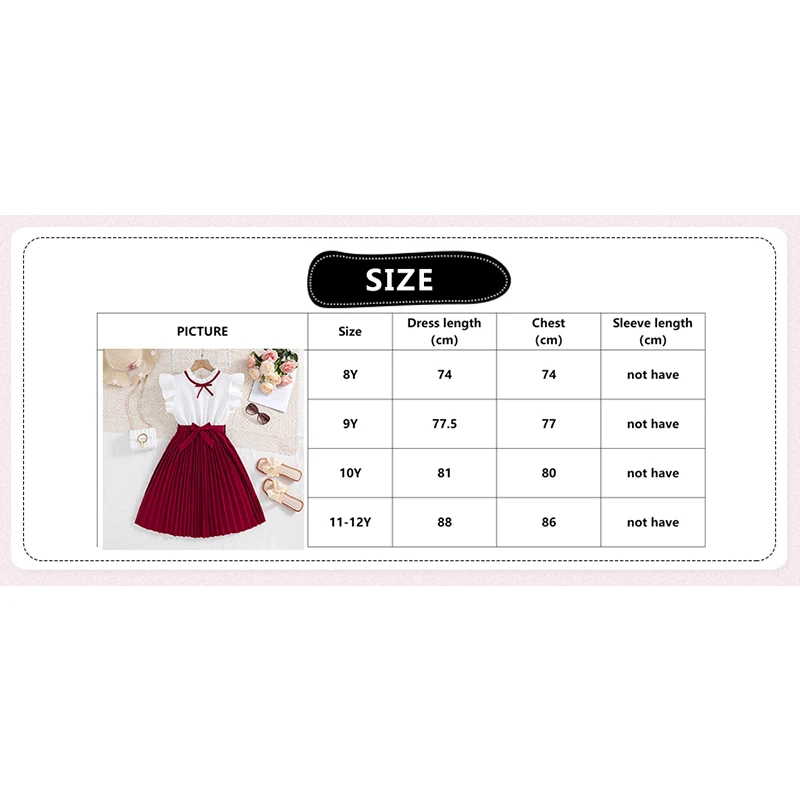 Kids Dress For Girls 8-12 Years Summer Girls Elegant Classic Fashion Intellectual Dress Birthday Party Dress For Children