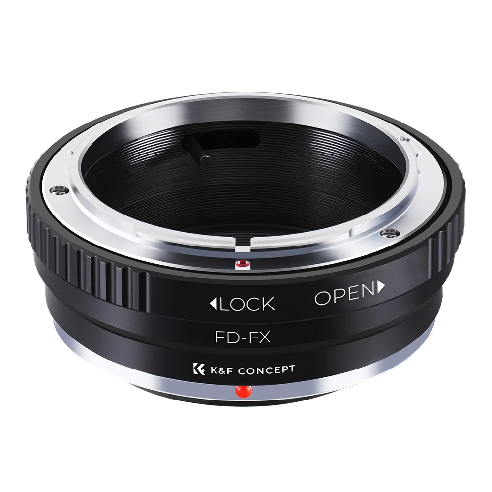 K&F Concept FD-FX Lens Adapter Ring for Canon FD Mount Lens to Fujifilm FX Mount Cameras for Fuji X-A1, X-A2 X-A3 X-E1 X-E2 X-E3