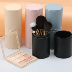 Portable Makeup Brush Holder Travel Makeup Brush Case Makeup Brush Storage Bucket With Lid