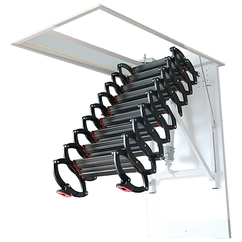 

HJ Automatic Invisible Household Lifting Folding Shrinking Loft Electric Retractable Stairs