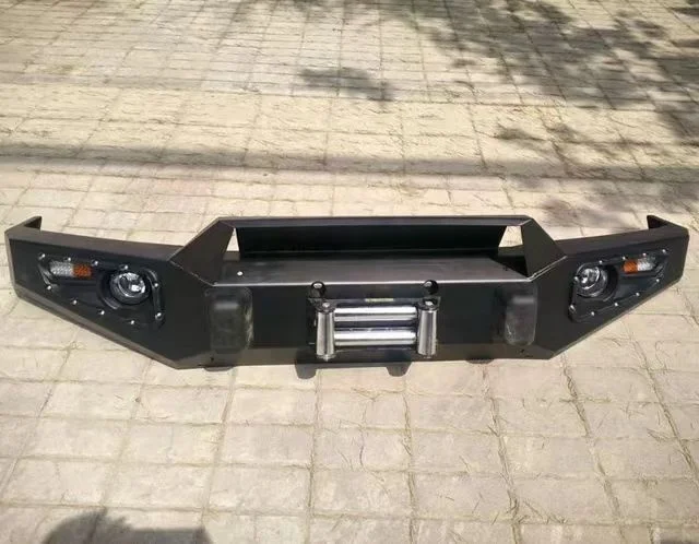 The Hot-selling Brand-new Steel Front Bumper Kit Is Suitable  for Mitsubishi's  Pajero Montero V60 V70 V73 V77