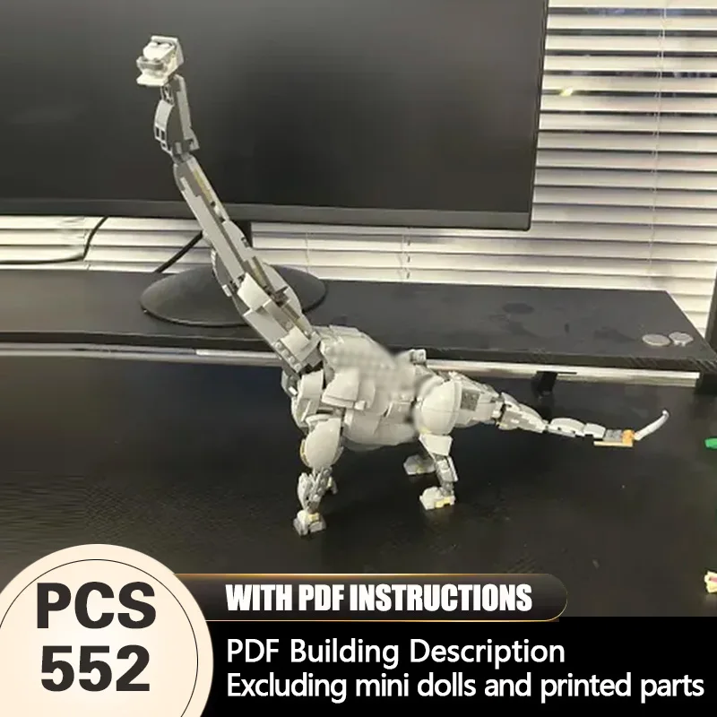 Creators Animal Series Model MOC Building Bricks Titanosaurian Dinosaur Modular Technology Gifts Holiday Assemble Children Toys
