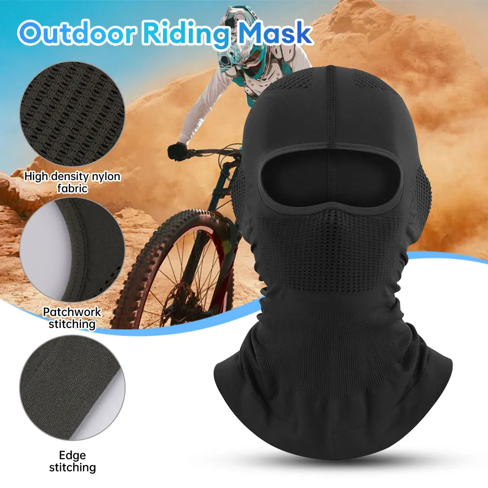 

Full Face Mask Scarf Balaclava Skiing Cycling motorcycle Face Cover Sunscreen breathable Neck Head Warmer Tactical Helmet Liner