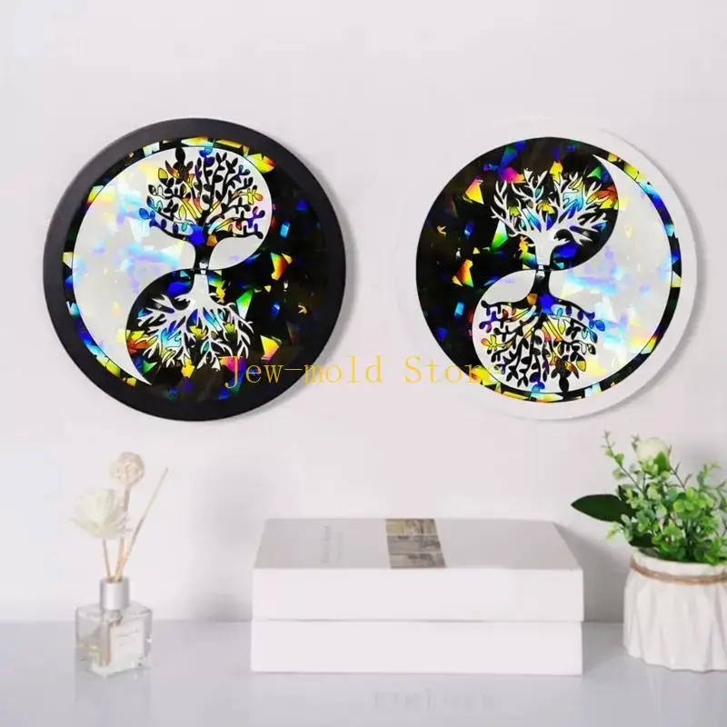 C71B البلوري شجرة المجسم الكريستال من الحياة الحرف الحرف السيليكونة مناسبة لاتبوكسي ديي الحرف المجوهرات صنع ديكور المنزل