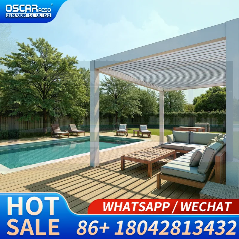 4X4 Meter Large Aluminum Frame Roller Screen for Strong Wind Load Sun Shade in Garden and Outdoor Use Decoration Similar to Gaze