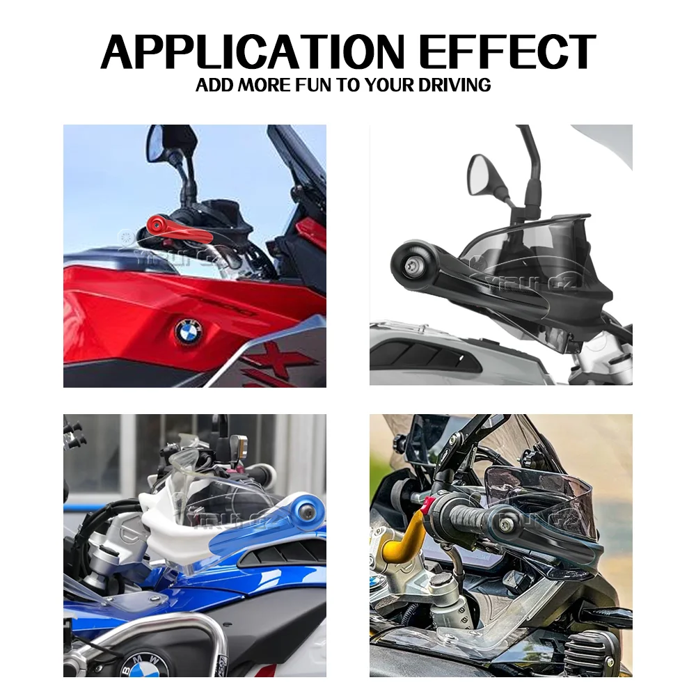 Para bmw f850gs aventura f750gs f800gs adv acessórios novo motor guiador handguard proteção sliders protetor de mão 25