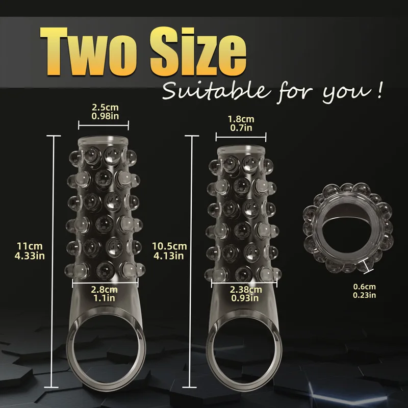 Penis Rings For Men Enlargement Delay Ejaculation Stronger Erection Sex Toys Adult Supplies Dick Ring Sex Toys For Couples 18+ - view 3