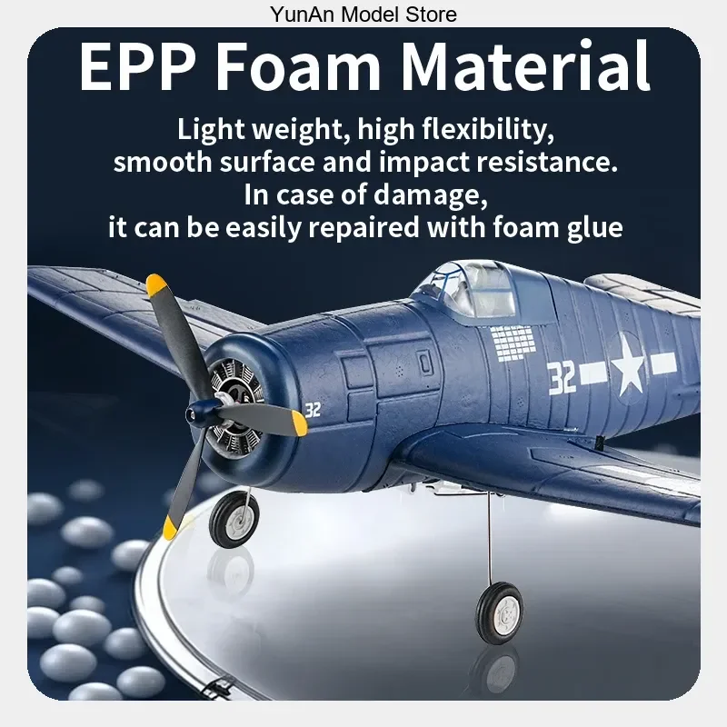FX9503 4CH Brushless RC Fighter Glider Fixed-Wing EPP Foam Airplane with 6-Axis Gyro Stabilization & 3D/6G Switchable Modes RTF
