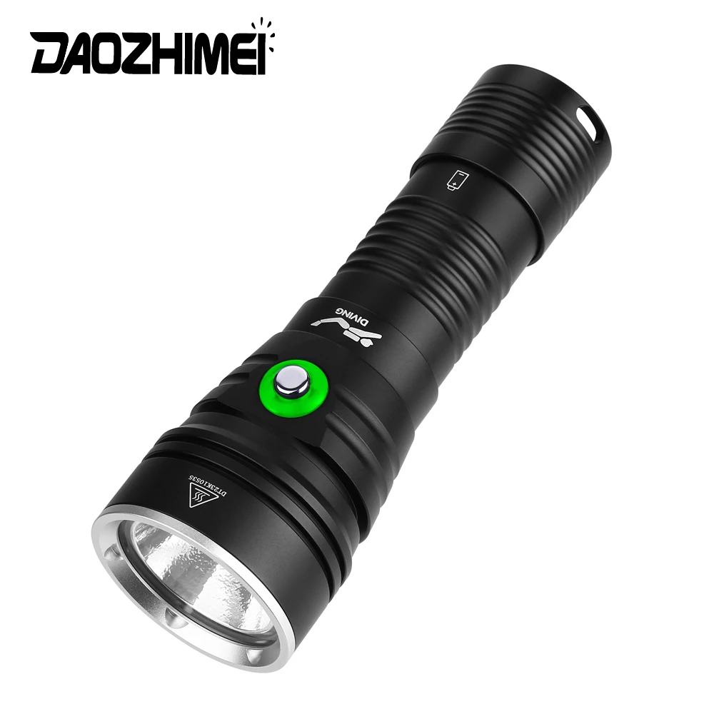 2000 lumens Professional Diving Flashlight P70 Diving Headlight 100m Underwater Lantern IPX8 Waterproof Flashlights