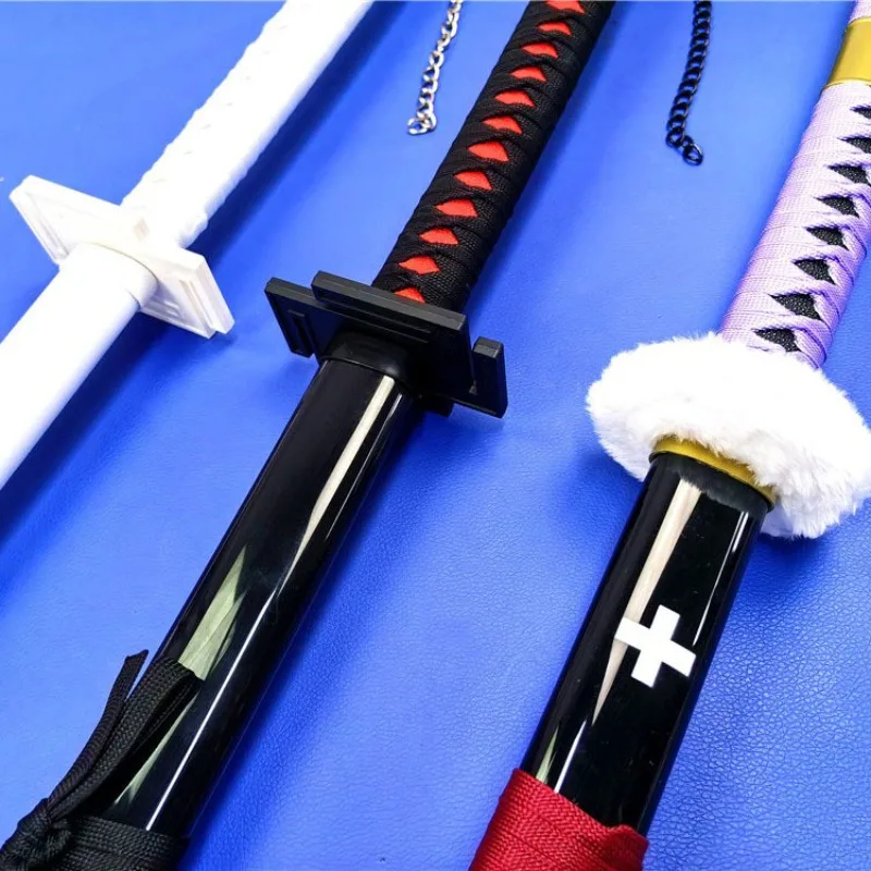 55inch Large Bleach Katana Kurosaki Ichigo Sabre Cosplay Prop Real Size Japanese Katana Ninja Knife Anime Samurai Sword Toy Gift