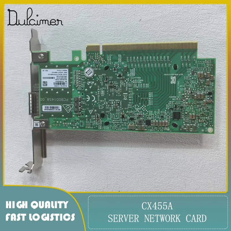 Placa de rede de servidor CX455A ConnectX-4 VPI Placa adaptadora USADA
