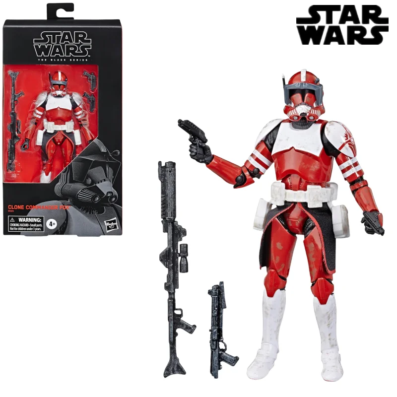 

In stock Star Wars Black Series Clone Commander Fox 6-inch Mobile Doll Model Toy Gifts