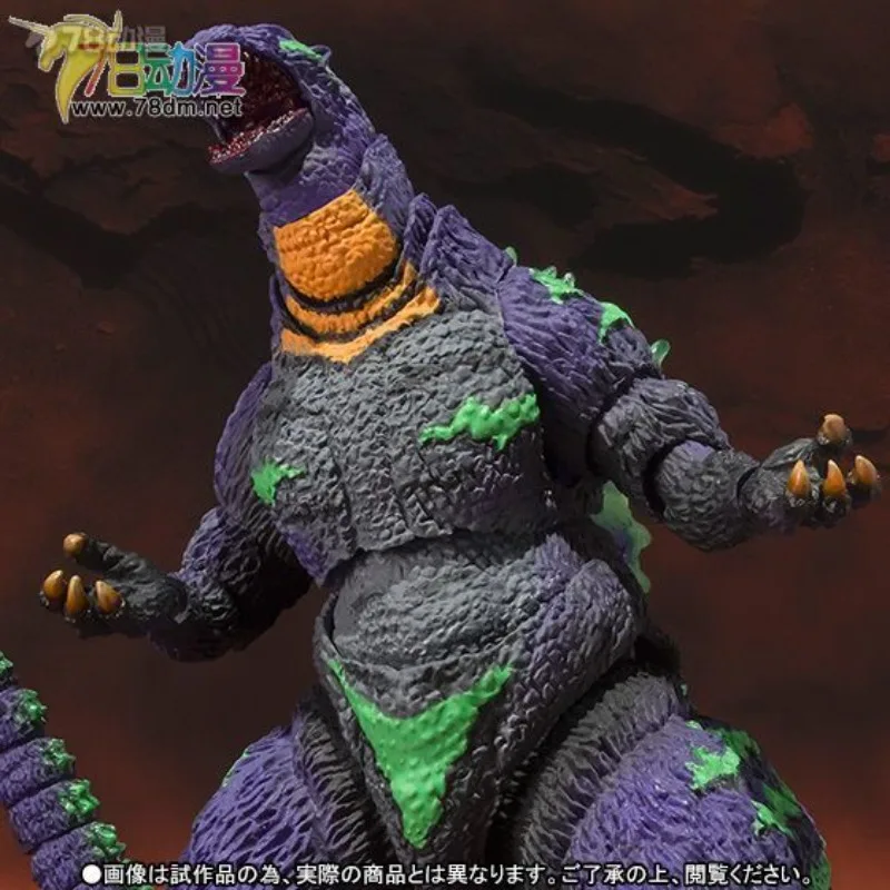 Oryginalna figurka Bandai S.H.MonsterArts Godzilla Feat.EVA-01, gotowa, ruchoma, seria lalek, model, zabawki, prezenty dla chłopców