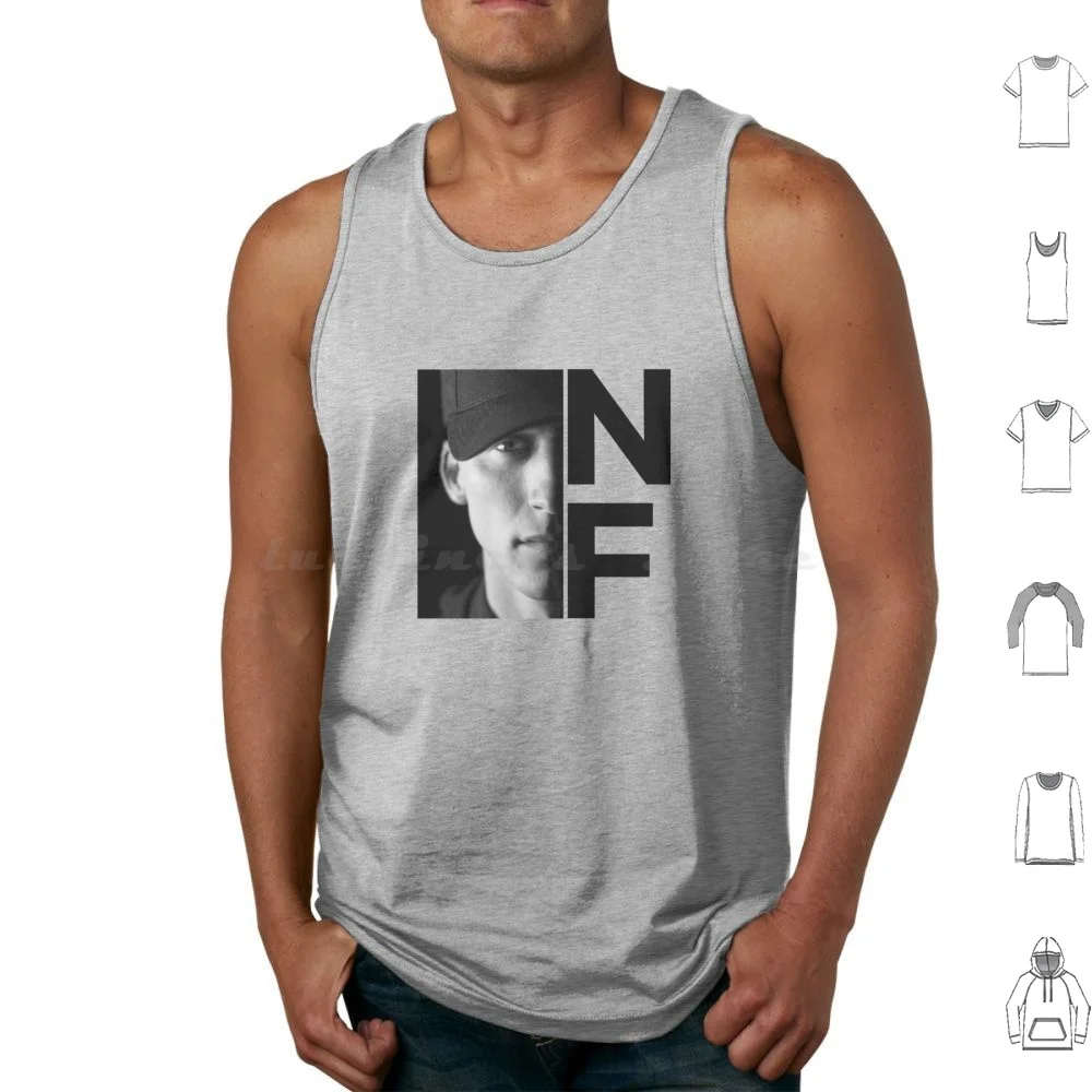 Nf Rapper Fan Art Tank Tops Print Cotton Nf Nf Rapper Real Music Rapper Nf Rap The Search Perception Therapy Session Rap