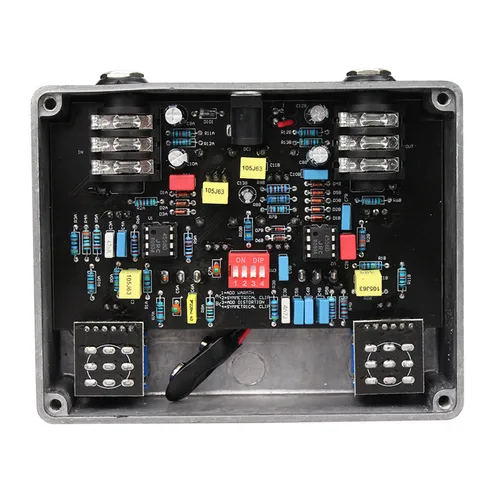 Imagen 2 del producto Nuevo Demonfx alta calidad el Pedal de efecto de guitarra DUALGUN Overdriver distorsión Boost con True Bypass