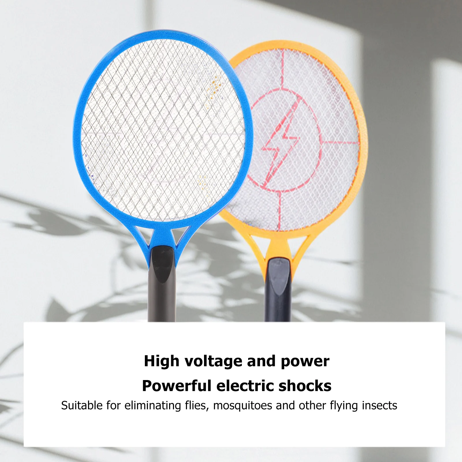 Electric Mosquito Killer Handheld Insect Fly Swatter Racket Portable Fly Insect Bug  Pest Control Tool For Bedroom Insects