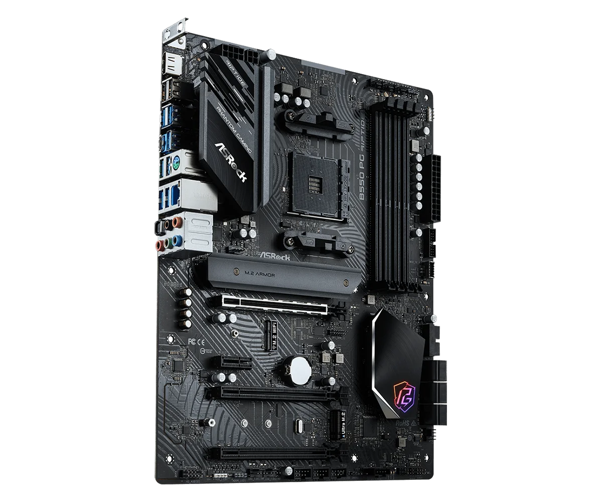 ASRock B550 PG Riptide AM4 DDR4 ATX Motherboard