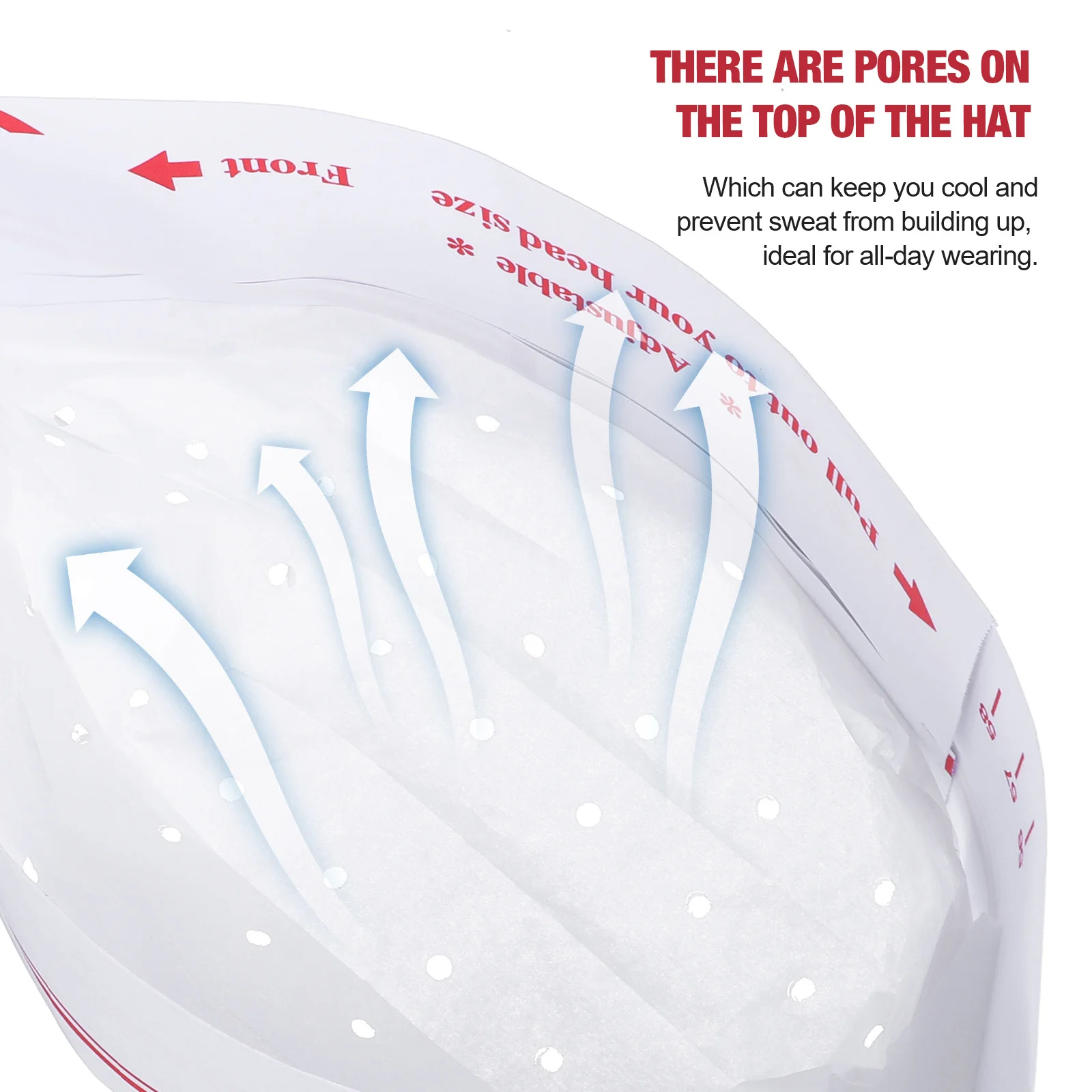 

20pcs Chef Paper Cooking Hat Disposable Adjustable Size Air Holes Bakers Hat Uniform Restaurant Kitchen Chef Caps Men