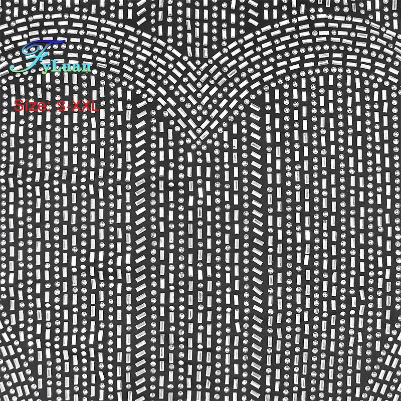 Sexy Sheer Mesh Women's Short Skirt Casual Slim Tassels Decor Tight Fitting Ceremony Girl Dress Crystal Wedding Party Skirt Set