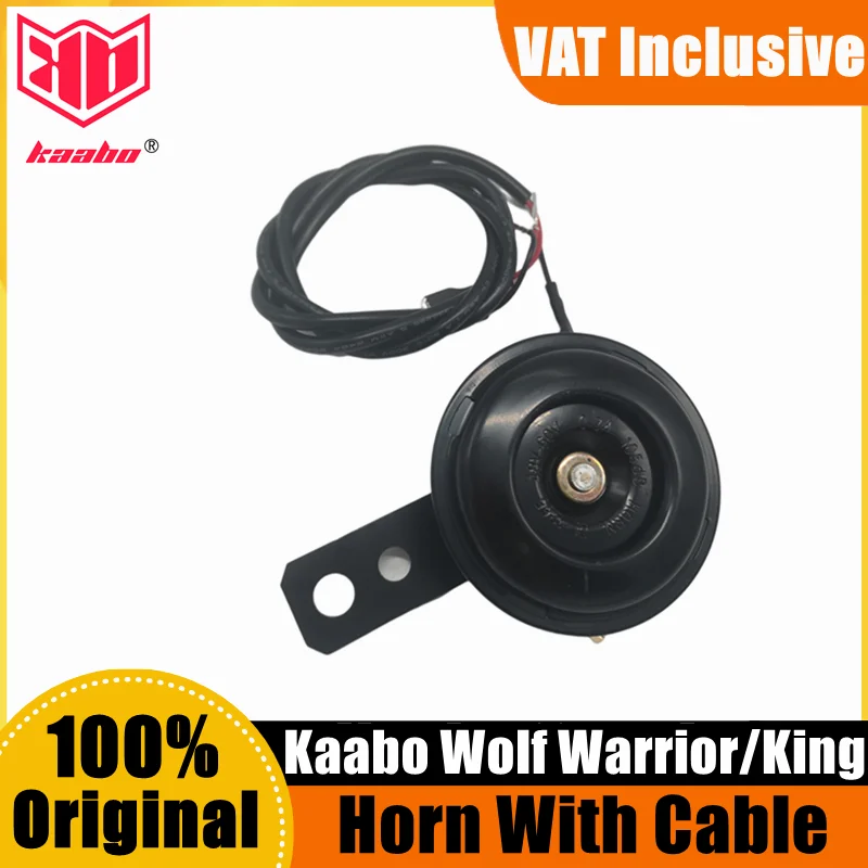 Original Kaabo Wolf Warrior Horn With Cable Parts For Wolf Warrior/King 11inch 10inch Wolf X Scooter Replacement Accessories