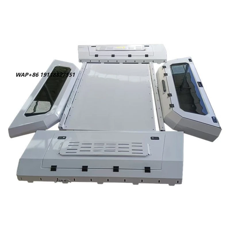 

High Quality Aluminum Tonneau Cover Front And Rear Glass Windows OEM Pickup for F150